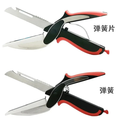 Stainless steel kitchen scissors